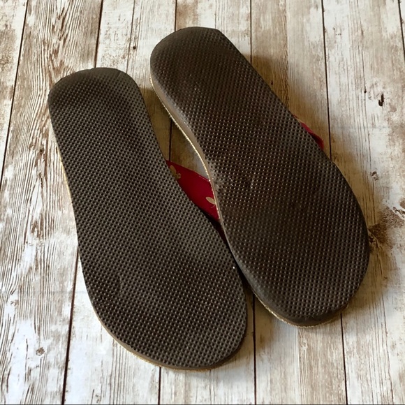 J. Crew Raffia .75” Wedge Flip Flops Size 6 - Picture 4 of 4